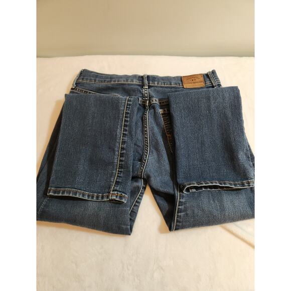 Democracy Jeans Womens Sz 2 Blue "Ab" Solution Technology Whiskers Stretch - Picture 10 of 12